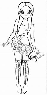 Topmodel Ausmalbilder Printable Malvorlage Tampons Malvorlagen Sketches  sketch template