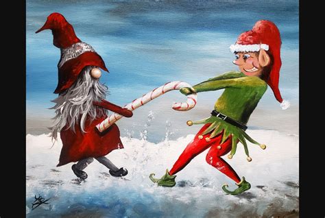 Gnome vs Elf — Michelle the Painter