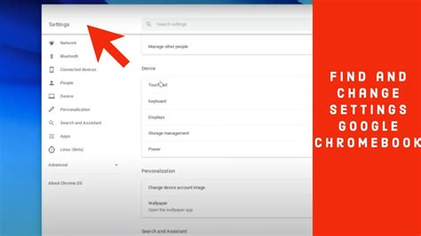 How to Find and Edit Settings on Chromebook - YouTube