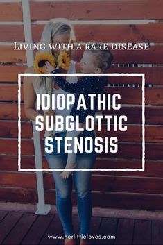 Idiopathic Subglottic Stenosis on Pinterest