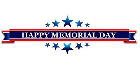 Happy Memorial Day Web Banner Stock Illustration - Download Image Now - iStock