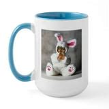 CafePress - Easter Bunny Large Mug - 15 oz Ceramic Large White Nolvety Mug - Walmart.com