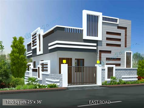 Get Indian Simple 2Nd Floor House Front Elevation Designs For Double Floor Pictures