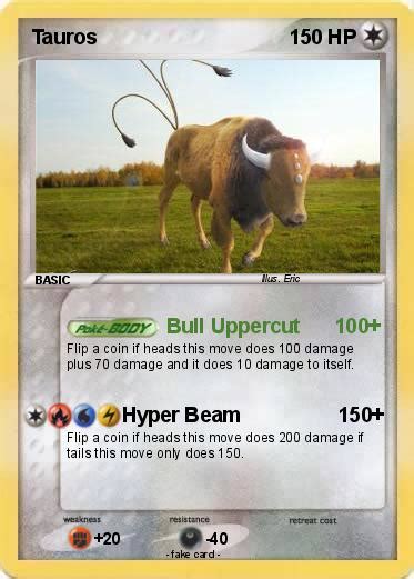 Pokémon Tauros 21 21 - Bull Uppercut 100+ - My Pokemon Card