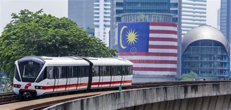 Malaysia LRT train editorial image. Image of metro, development - 109531835