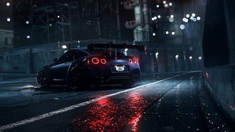 Free download | HD wallpaper: blue sports car wallpaper, dark, night ...