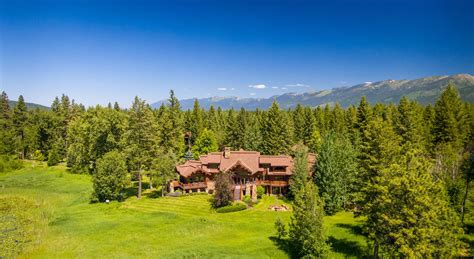 Montana Log Mansion With a Wine Cellar and Game Room Asks $17 Million - Mansion Global