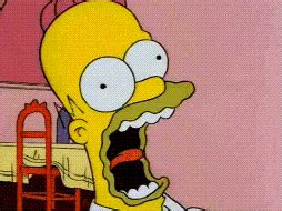 Homer Simpson Screaming – Gifrific