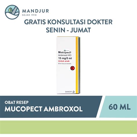 Jual Mucopect 15 mg/5 mL Sirup 60 mL | Shopee Indonesia