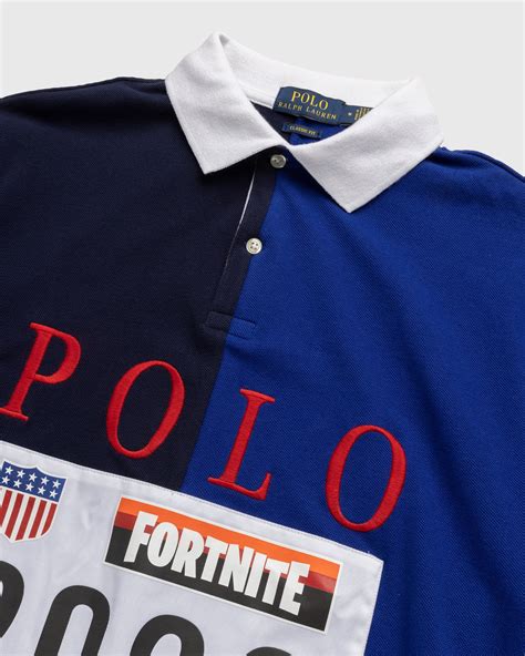 Ralph Lauren x Fortnite – Short Sleeve Polo Shirt Blue | Highsnobiety Shop