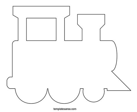 Printable Train Silhouette Template - TemplatesArea