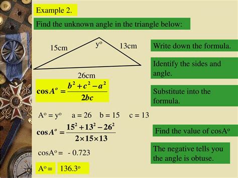 PPT - The Cosine Rule. PowerPoint Presentation, free download - ID:6482242