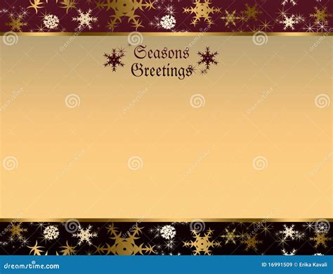 Seasons Greetings Background Stock Illustration - Illustration of ...