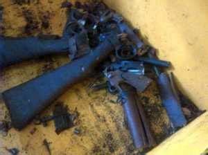 Police/Army receive equipment to destroy weapons and ammunition | INews Guyana