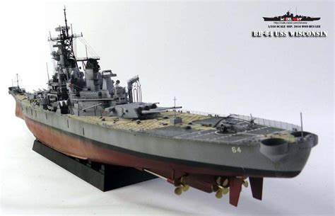 1/350 USS Wisconsin 1991 (Tamiya) | Wisconsin, Model ships, Tamiya