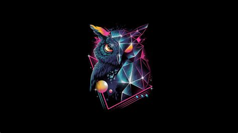 Download Owl Artistic Retro 4k Ultra HD Wallpaper