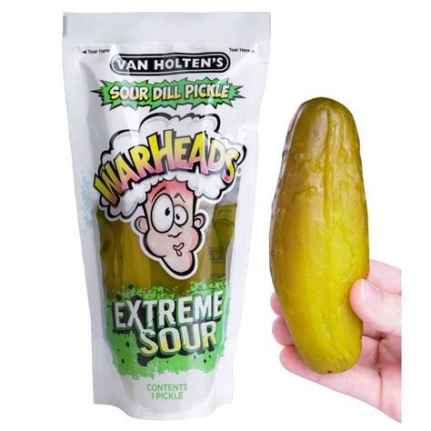 WARHEADS Extreme Sour Dill Pickle | The Green Head