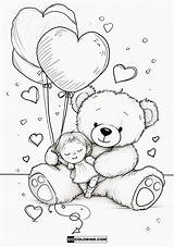 Cute Teddy Bear Coloring Pages For Kids Fun And Free Printable Sheets  sketch template