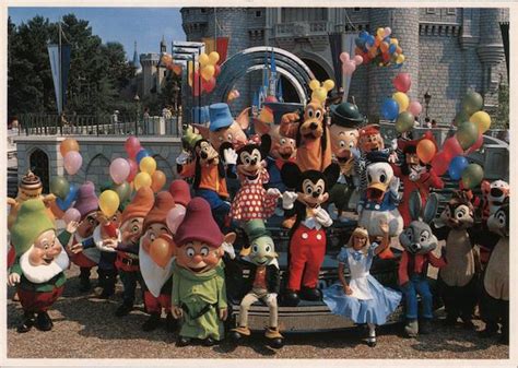 Disney Characters Orlando, FL Postcard