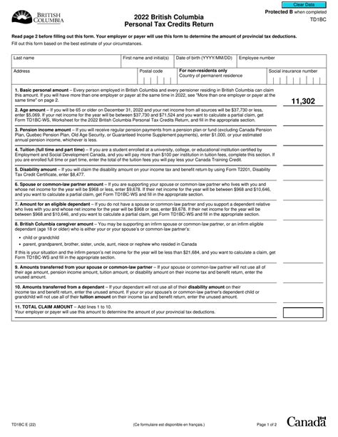 2024 Personal Tax Credits Return Form Download - Jade Rianon