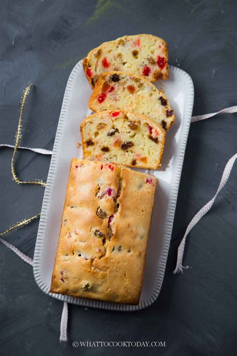 Easy Holiday Cream Cheese Fruit Cake Loaf (No Alcohol)