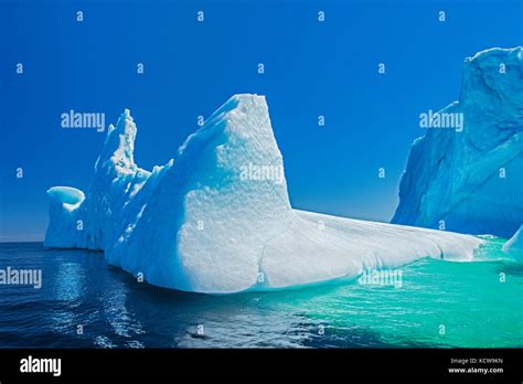 Icebergs in the Atlantic Ocean, St. Anthony, Newfoundland & Labrador, Canada Stock Photo - Alamy