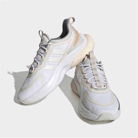 Women's Shoes - Alphabounce+ Sustainable Bounce Shoes - White | adidas ...