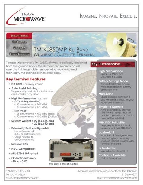 Key Terminal Features - Tampa Microwave