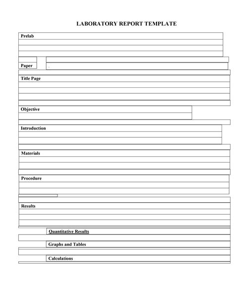 40 Lab Report Templates & Format Examples ᐅ TemplateLab