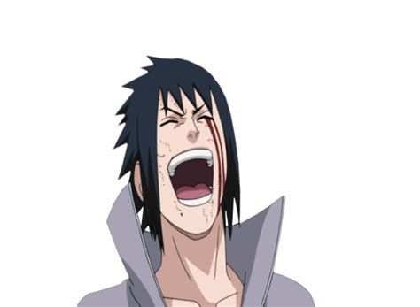 Laughing Sasuke Shippuden Render by nostromoxwallpaper on DeviantArt