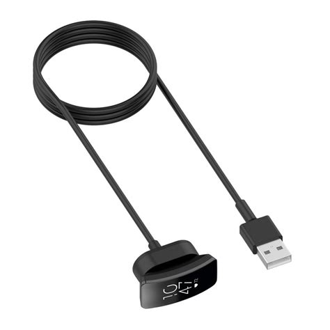 Black Charger Cable for Fitbit Inspire and Inspire HR Smartwatch ...