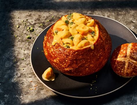 Panera Bread Unveils New Broccoli Cheddar Mac and Cheese in a Bread Bowl