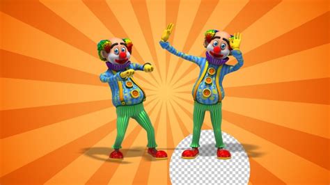 Funny Circus Clowns Dancing (2-Pack), Motion Graphics | VideoHive