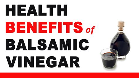 Health Benefits of Balsamic Vinegar - YouTube