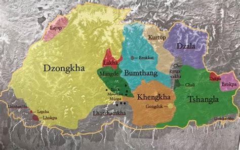 Evolution of Languages in Bhutan