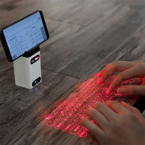 Virtual Laser Keyboard Bluetooth Wireless Touch Projector Phone Keyboards For Computer Iphone ...