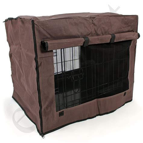 Waterproof Dog Cage Covers Brown in 5 Sizes - Easipet