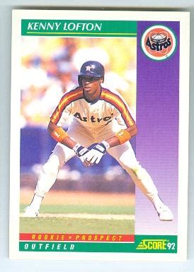 Kenny Lofton baseball card (Astros Cleveland Indians All Star) 1992 ...