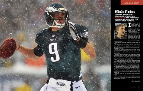 NFL Closeup - Nick Foles - Sports Spectrum