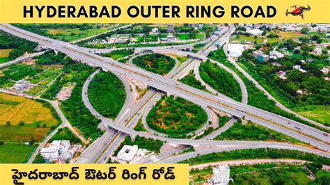 HYDERABAD OUTER RING ROAD DRONE VIDEO - YouTube