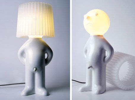 funny One Man Shy lamp | find the switch! :)) Desk Lamps, Table Lamp ...