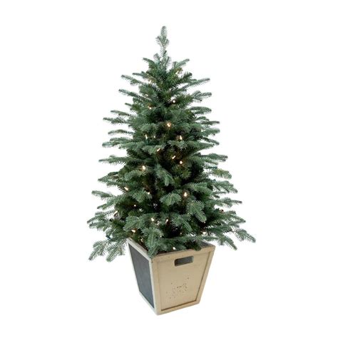 Stunning Cordless Pre Lit Christmas Tree Artificial Orchid