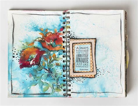 Art Journaling with Christy Riopel featuring Magenta