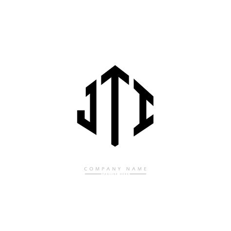 JTI letter logo design with polygon shape. JTI polygon and cube shape logo design. JTI hexagon ...