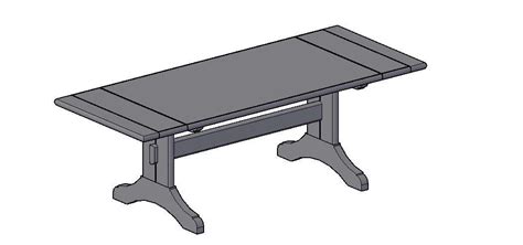 Center Table 3D Model Free Download - Cadbull