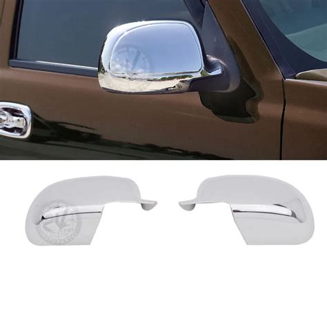 Triple Chrome Plated ABS Mirror Cover for 99 06 Chevy Silverado/02 06 For Chevrolet Avalanche/00 ...