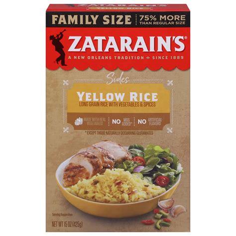 Zatarain's Yellow Rice Family Size - Shop Rice & Grains at H-E-B