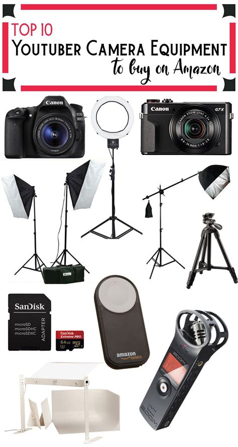 Top 10 Youtuber Camera Equipment on Amazon | Videoproduktion, Videos, Kamera