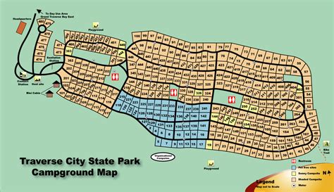 Traverse City State Park Map