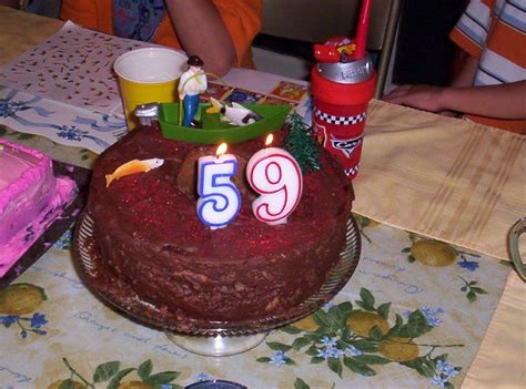 My Dad's 59th Birthday Cake | One year to go 'til the big 60… | Flickr